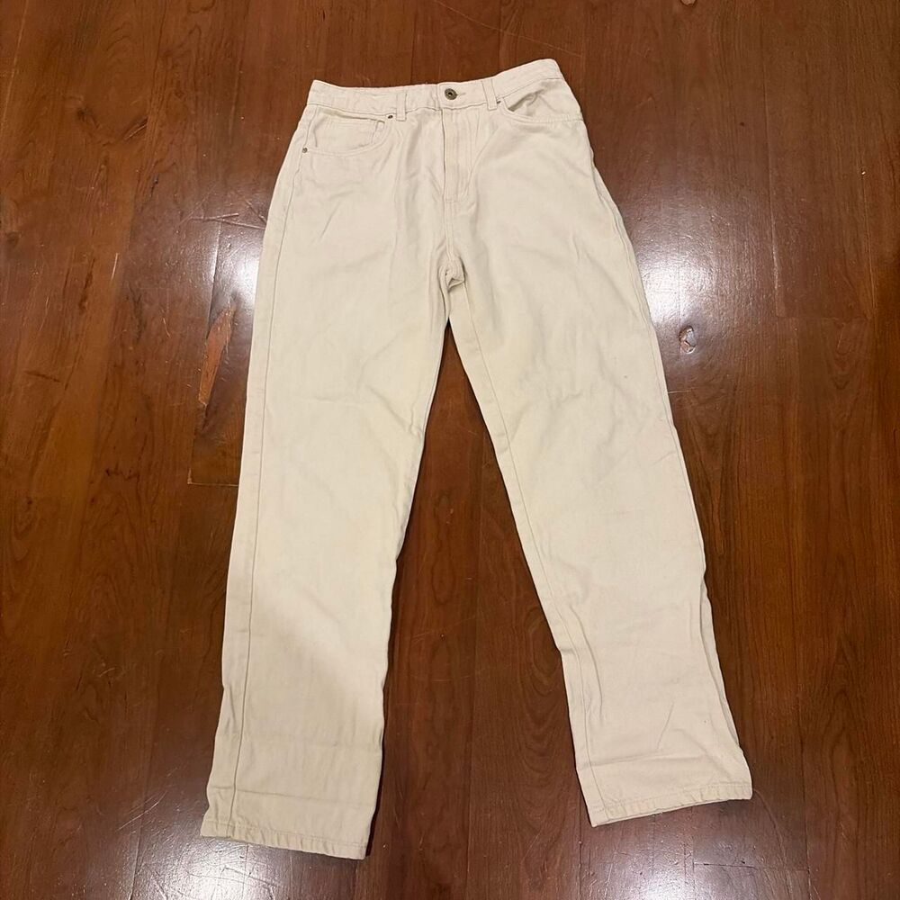 Cotton-on Women's Cream and White Jeans